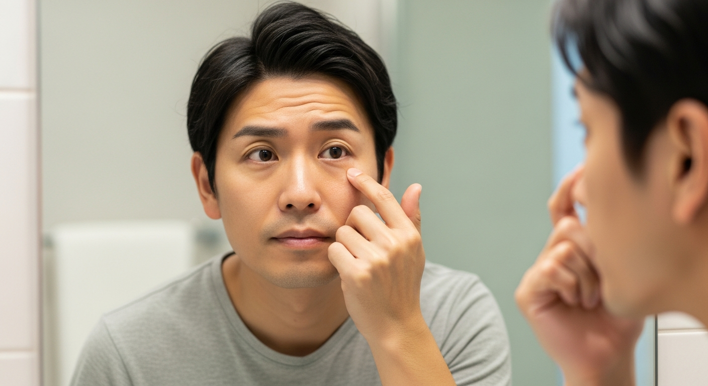30代以降の肌の変化を気にする日本人男性