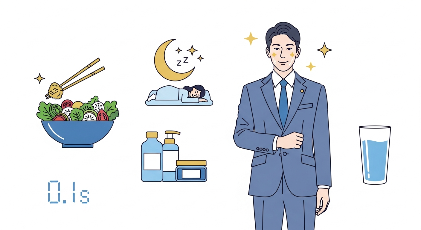 清潔感と生活習慣・睡眠時間の関係
